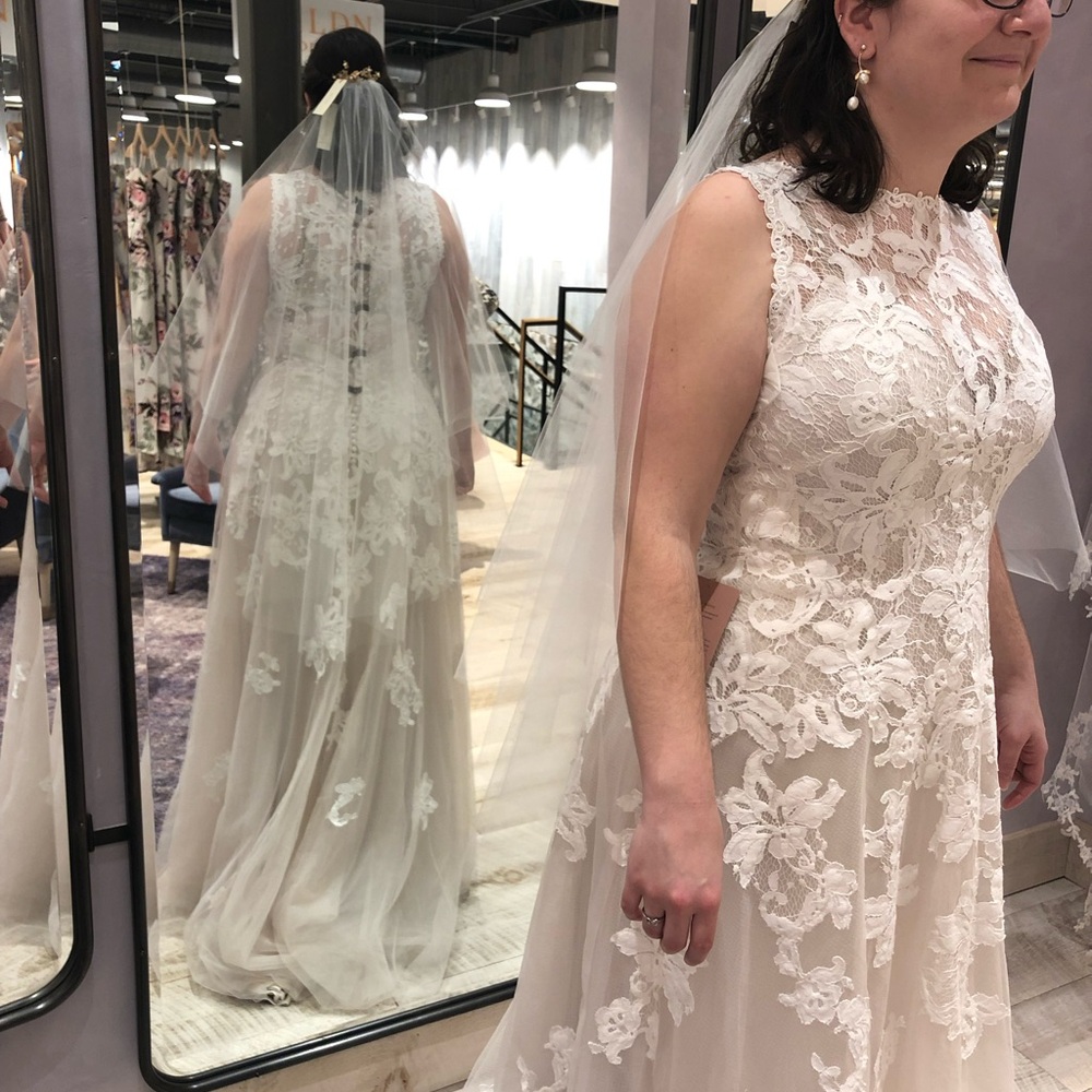 BHLDN True Romantic Wedding Dress NWT - Picture 3 of 7